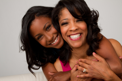 Mother-Teen-Daughter-African-American-